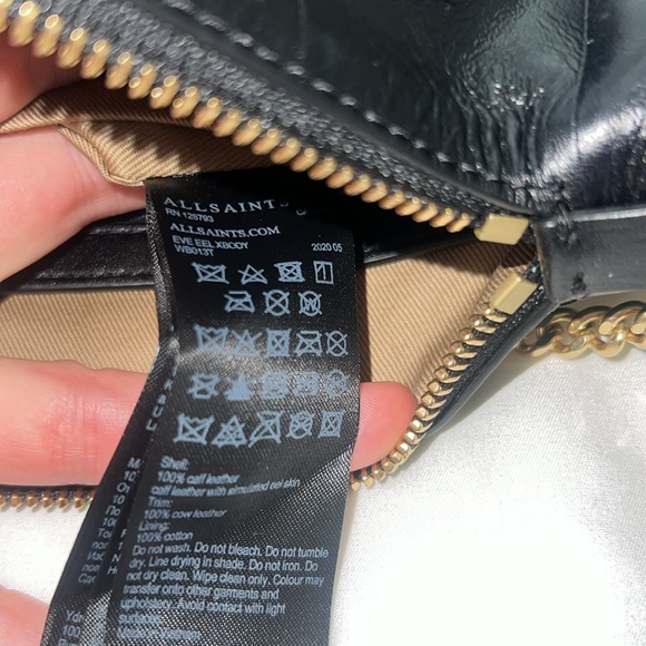 AllSaints Eve crossbody bag and matching wallet - Picture 8 of 12